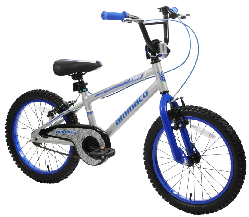 Ammaco Storm 20 Inch Wheel Kids Bike Silver-1